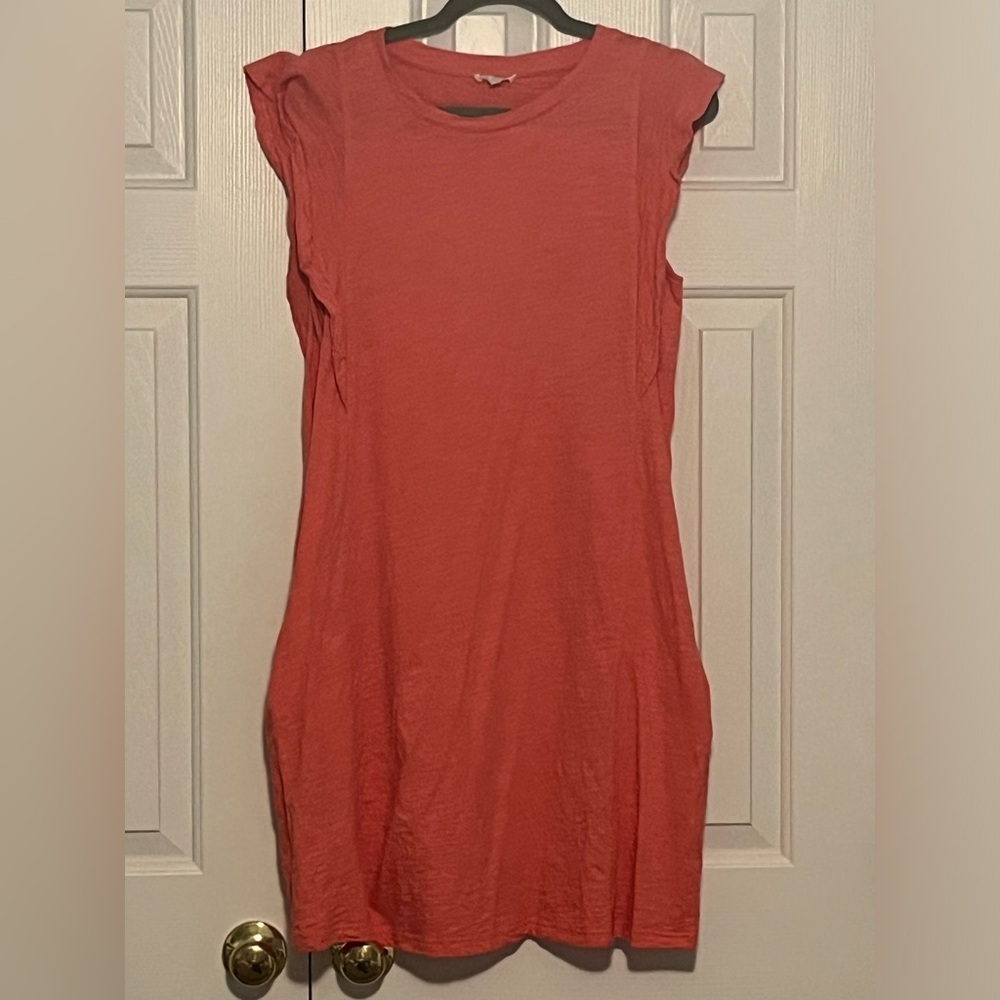 Ruffle sleeve dress